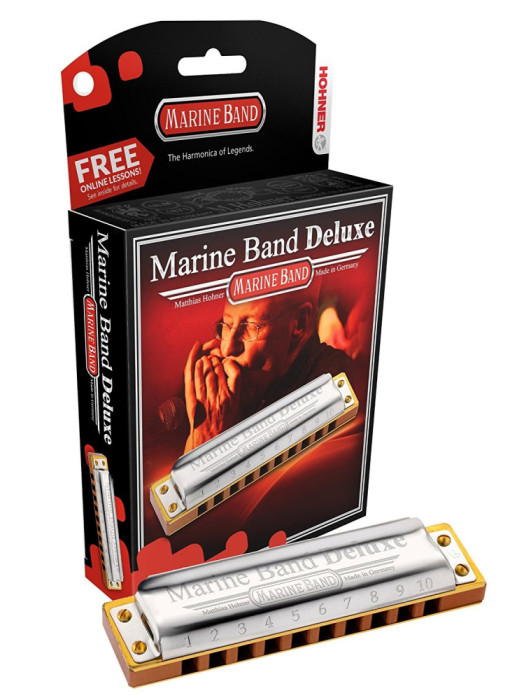 HOHNER 2005/20 MARINE BAND Deluxe A Usne harmonike