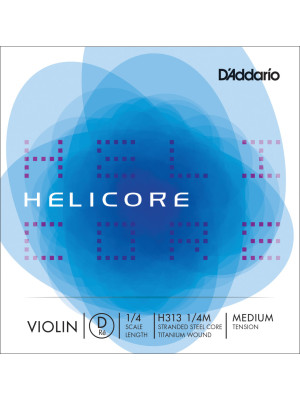 DADDARIO H31314M Helicore D 1/4 Medium Pojedinačna žica za violinu