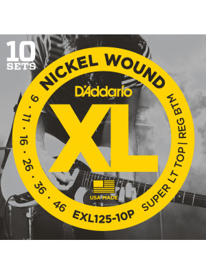 DADDARIO EXL125-10P 10-Sets 9-46 Žice za električnu gitaru