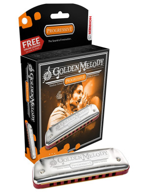 HOHNER 542/20 Golden Melody F# Usne harmonike