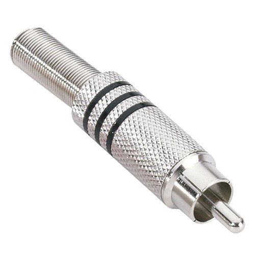 ADAM HALL 7622 RCA(činč) Black Konektor ADAM HALL 7622 RCA(činč) Black Konektor