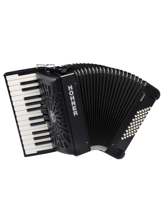 HOHNER BRAVO II 48 New Bellow Black Klavirska harmonika sa torbom
