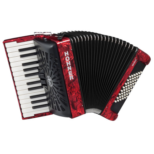 HOHNER Bravo II 48 New Bellow WB RED Harmonika