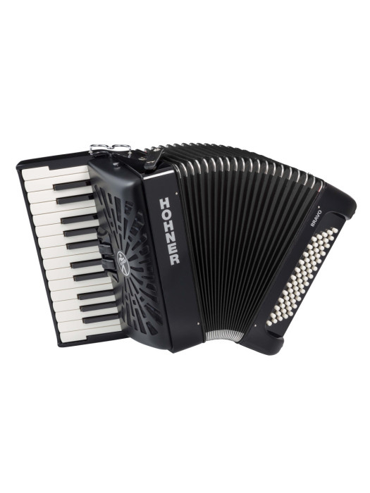 HOHNER Bravo II 60 BK New Bellow WB BK Harmonika