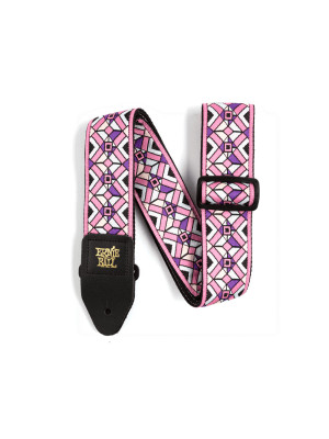 ERNIE BALL 4658 JACQUARD Kaleidoscope Pink Pink Kaiš za gitaru