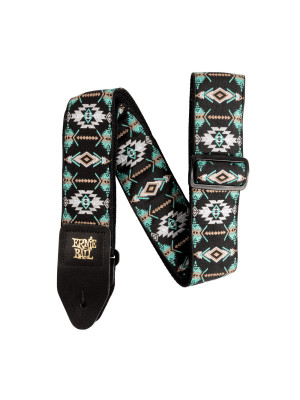 ERNIE BALL 5325 JACQUARD Southwestern Turquoise Green Kaiš za gitaru