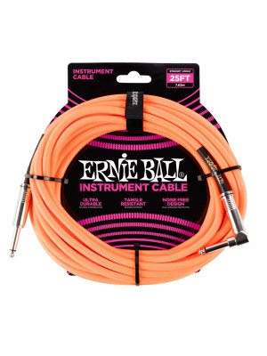 ERNIE BALL 6067 Neon Orange 7.5m Instrumentalni kabl