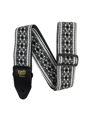 ERNIE BALL 5319 JACQUARD Beatnik Black Kaiš za gitaru ERNIE BALL 5319 JACQUARD Beatnik Black Kaiš za gitaru