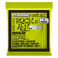 ERNIE BALL 3251 REGULAR SLINKY 3-Pack 10-46 Žice za električnu gitaru