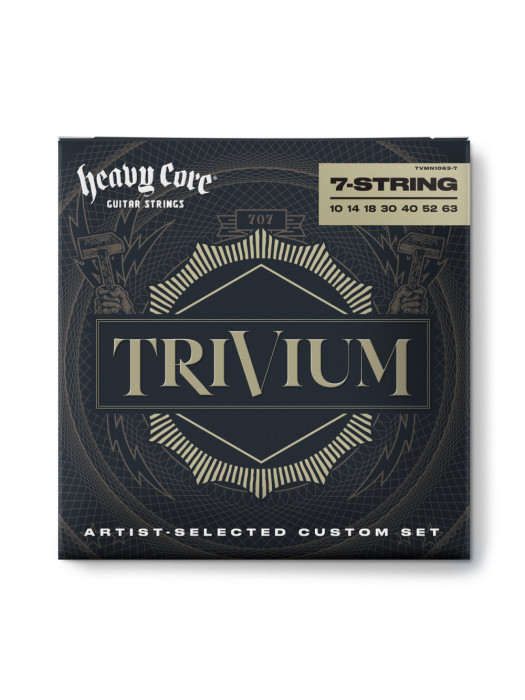 DUNLOP ACCESSORIES TVMN1063-7 TRIVIUM 10/63 - 7/SET Žice za električnu gitaru