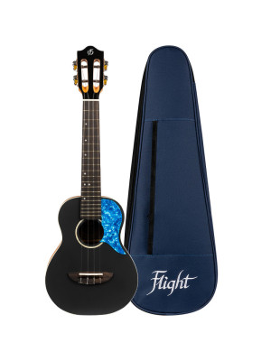 FLIGHT UKULELE IRIS Blk Bariton ukulele + futurola