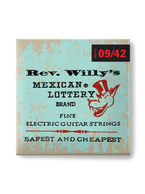 DUNLOP ACCESSORIES RWN0942 Billy Gibbons CUSTOM REV WILLY'S GUITAR STRINGS 09-42 Žice za električnu gitaru