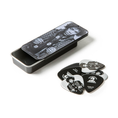 DUNLOP PICKS JIMI HENDRIX™ PICK TIN (6) Set trzalica