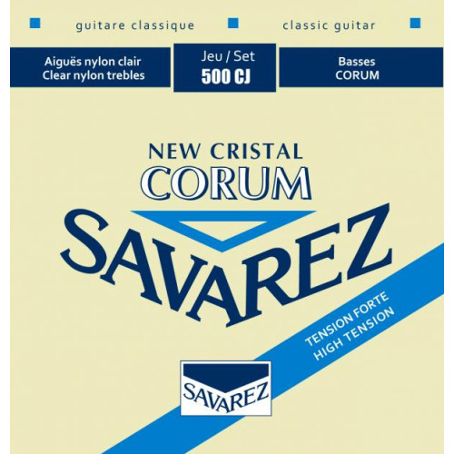 SAVAREZ 500CJ NEW CRISTAL CORUM High Tension Žice za klasičnu gitaru SAVAREZ 500CJ NEW CRISTAL CORUM High Tension Žice za klasičnu gitaru