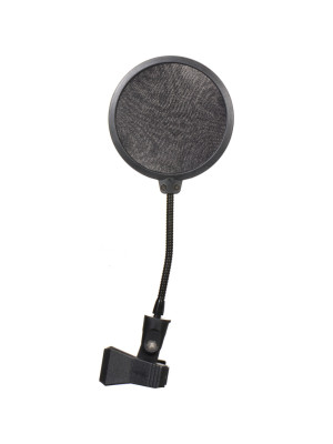 ON STAGE ASVS4-B Blk Gooseneck pop filter